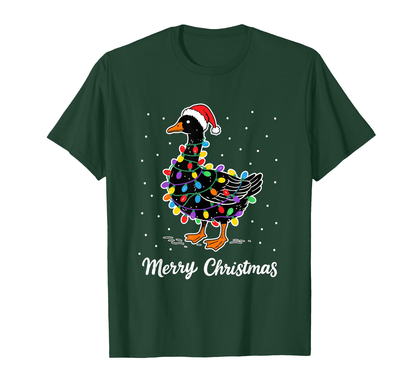 Merry Christmas Goose Pun Humor for Animal Lovers T-Shirt