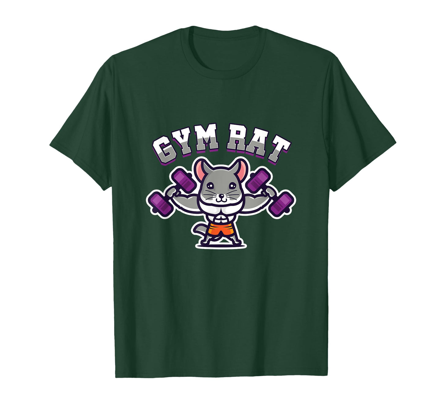Cute Mouse Owner Exercise Workout Fitness Enthusiast Gym Advice T-Shirt