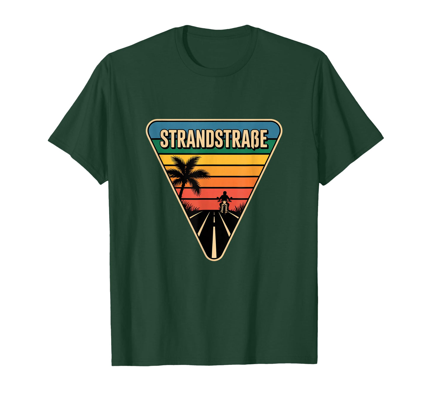 Vintage Motorcycle Outfit | Santa Cruz Retro Bike T-Shirt