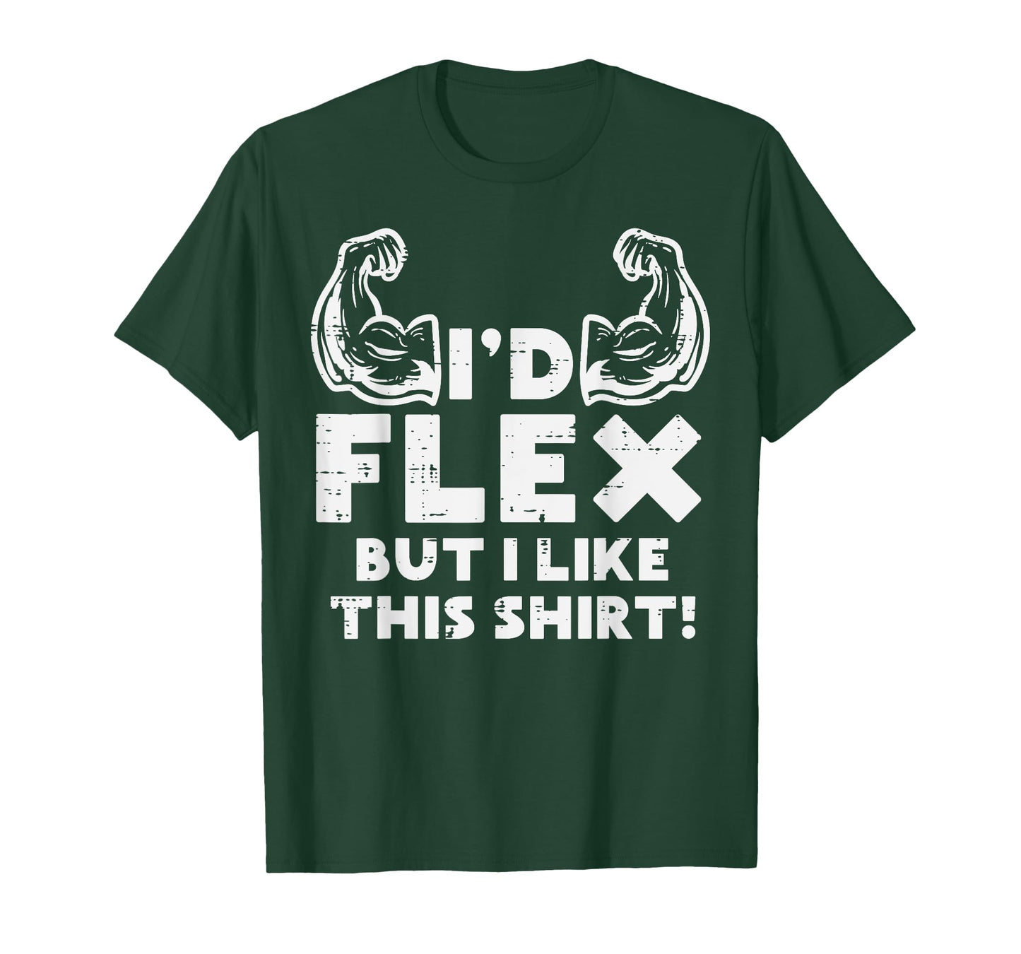 Gym Id Flex But I Like This Shirt Workout Fitness Men Women T-Shirt