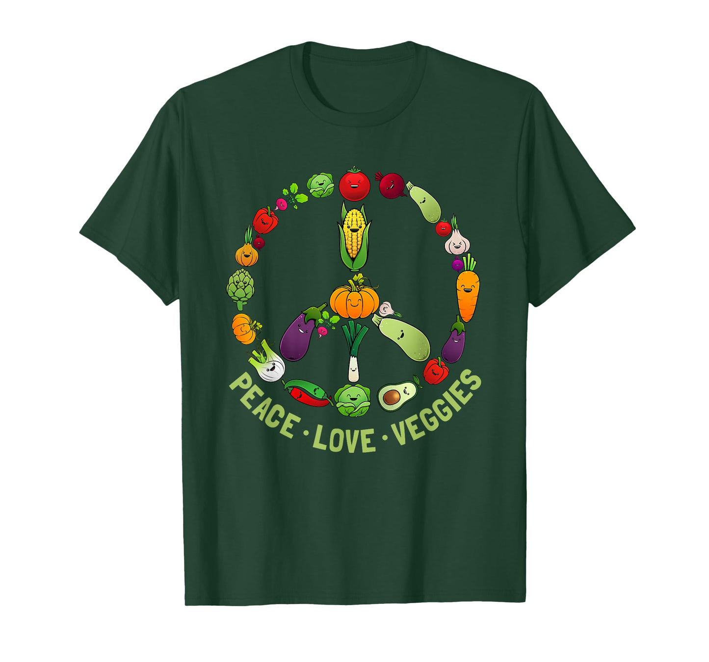Funny Vegetarian Gift Men Women Cool Vegan Veggie Veganism T-Shirt