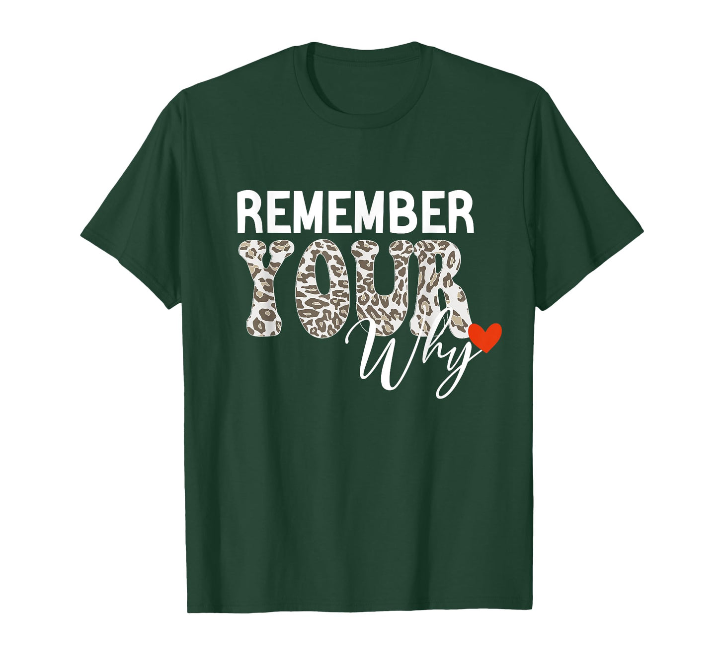 Remember Your Why - Unisex-Adults Black T-Shirt