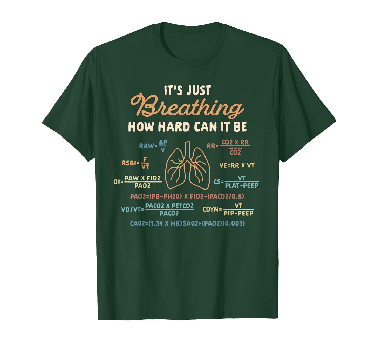 Respiratory Therapist RT Squad Breathing Black Unisex Adults T-Shirt