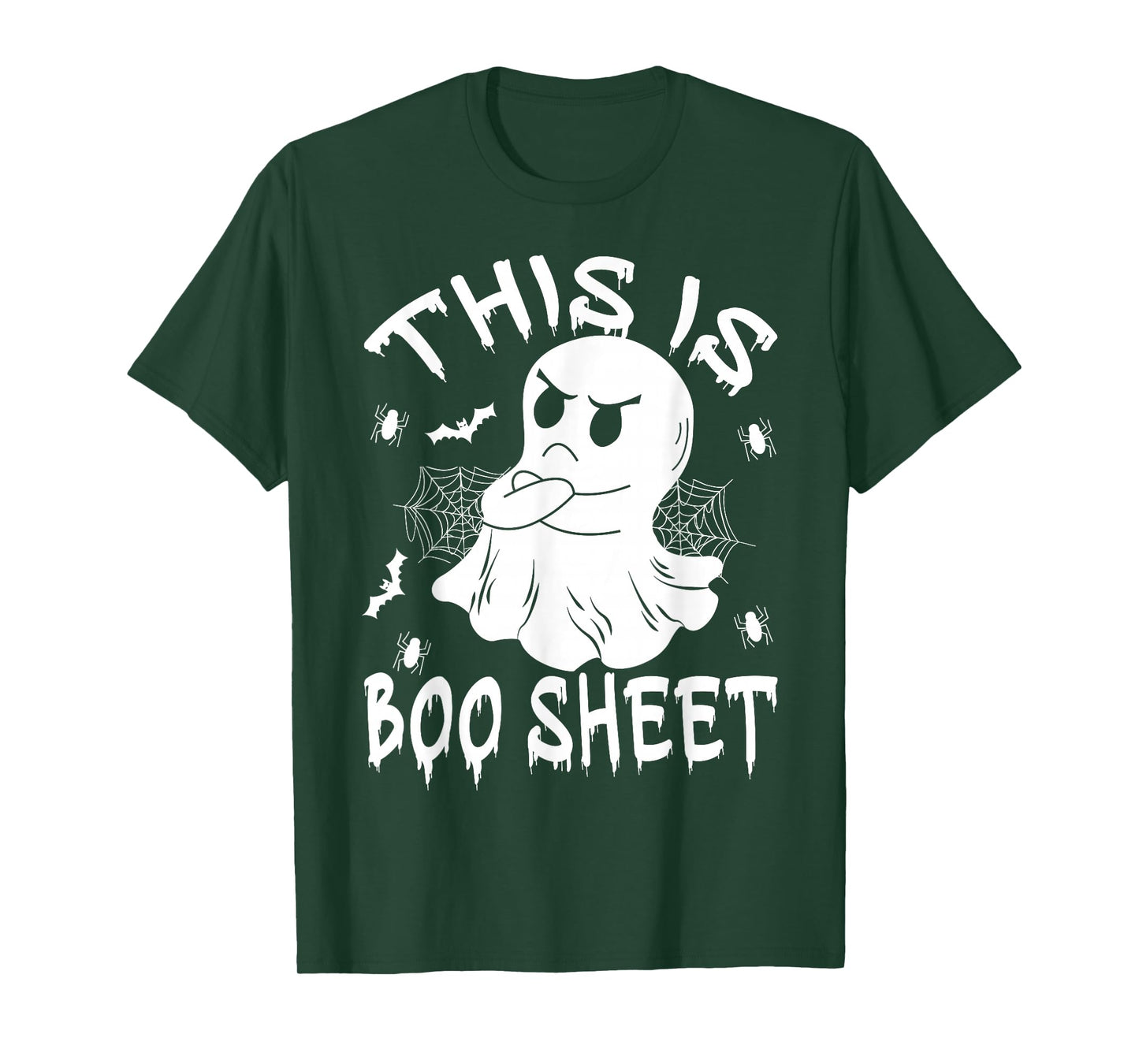 This is Boo Sheet Ghost Retro Halloween Costume Men Women T-Shirt