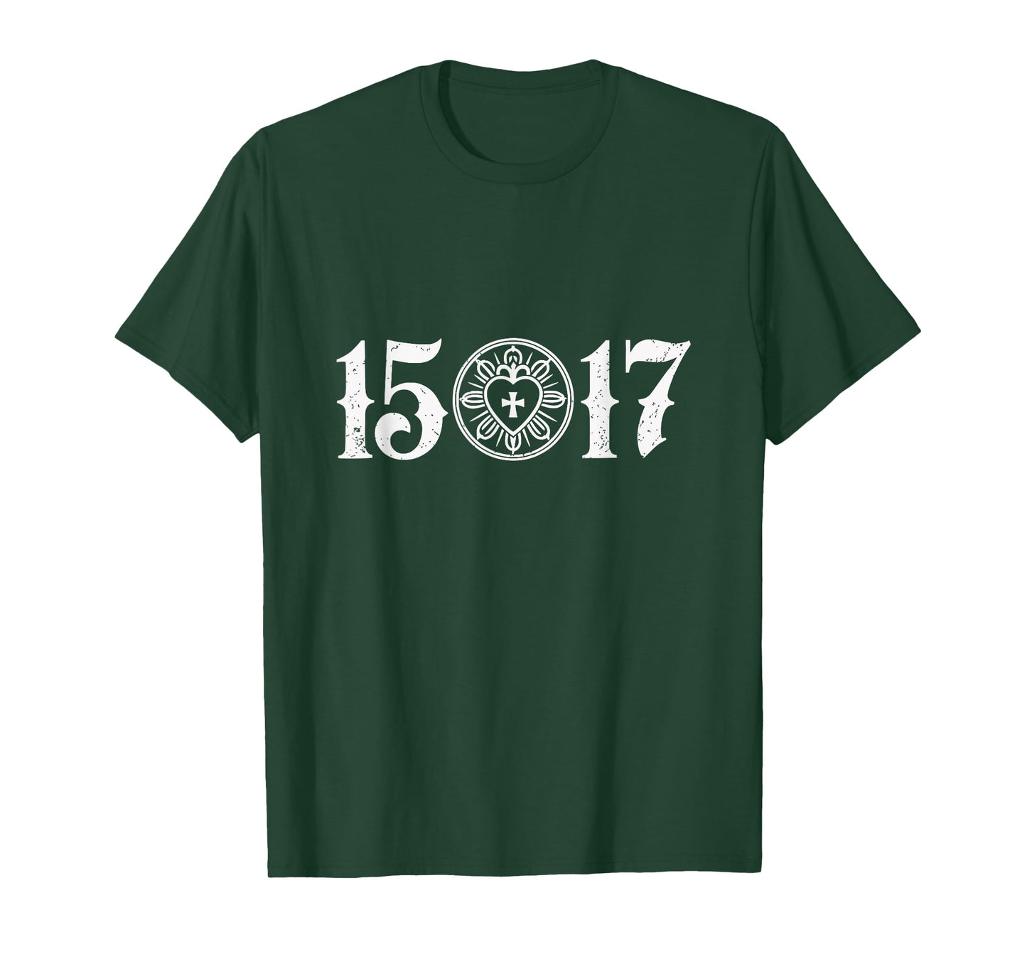 500 Years Of Reformation Lutheran Martin Luther Rose 1517 T-Shirt