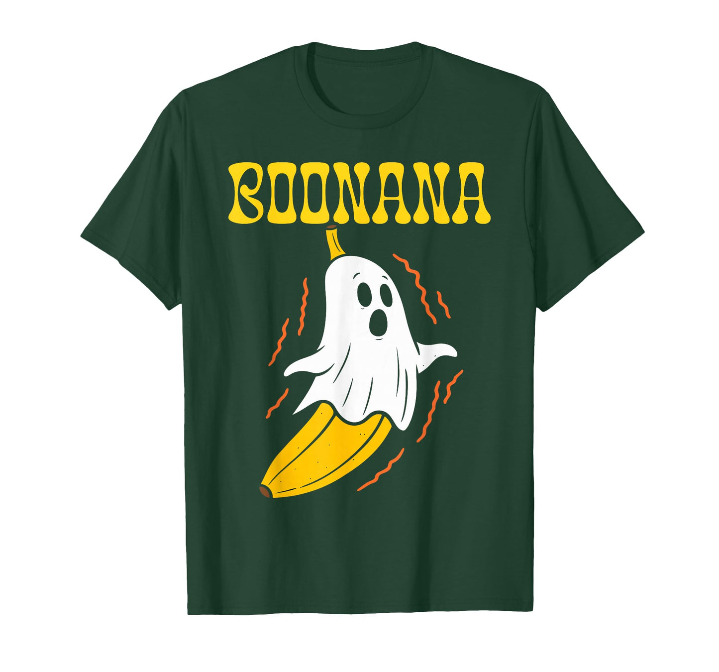 Boonana Cute Ghost Banana Halloween Costume Men Women Kids T-Shirt