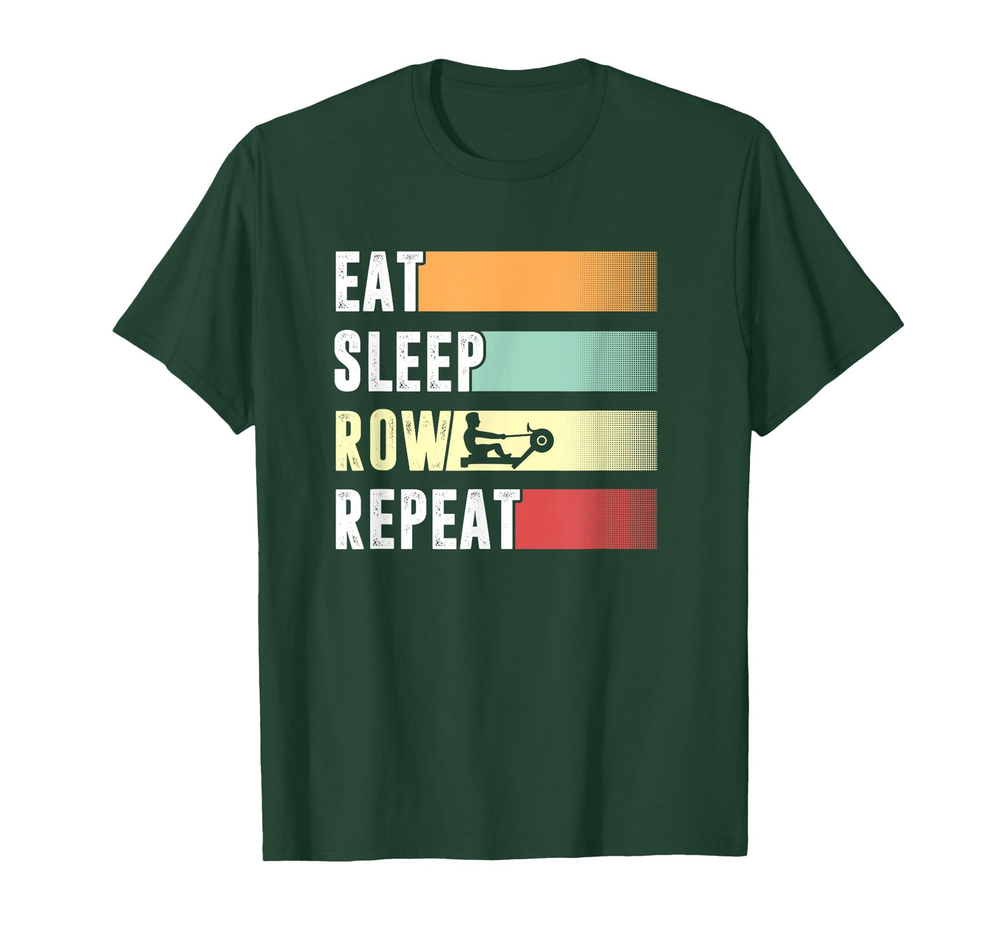 Rowing Machine Exercise Erg Workout Fitness Funny Ergometer T-Shirt