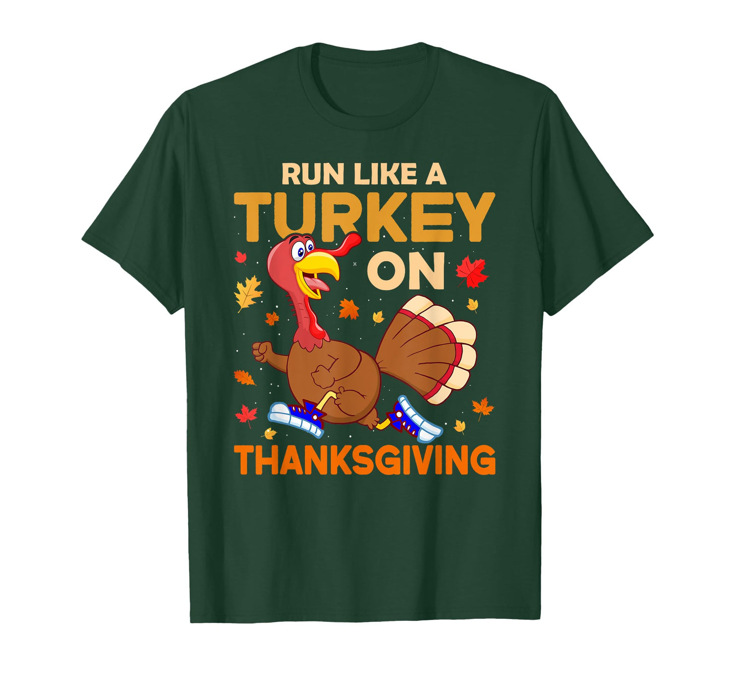 Funny Running Thanksgiving Turkey Runner Keep Fit Gym Lovers T-Shirt