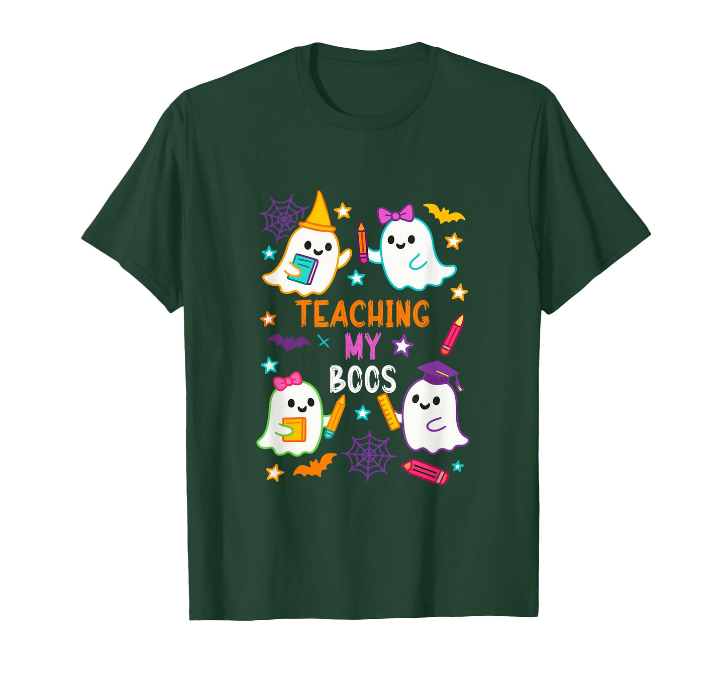Teaching My Boos Group Boo Ghost As Teachers Halloween T-Shirt