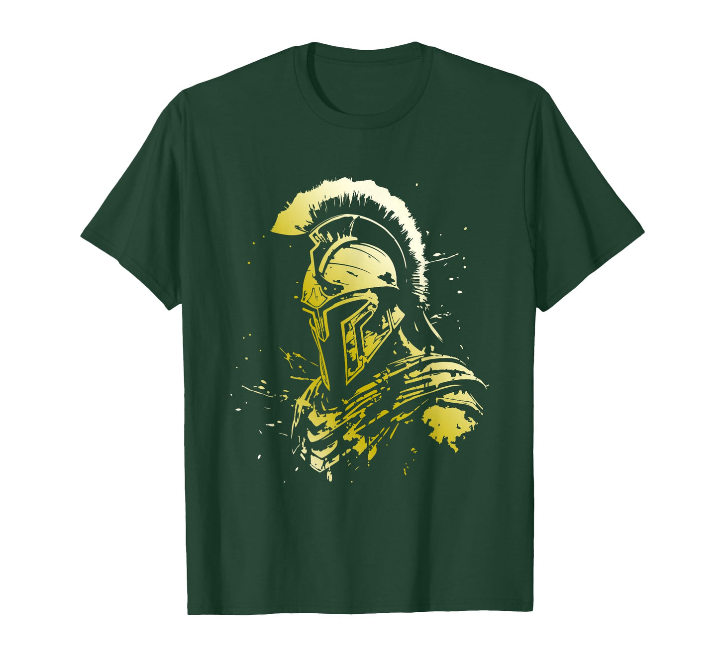 Ancient Golden Spartan Helmet Gym Gladiator Sparta T-Shirt