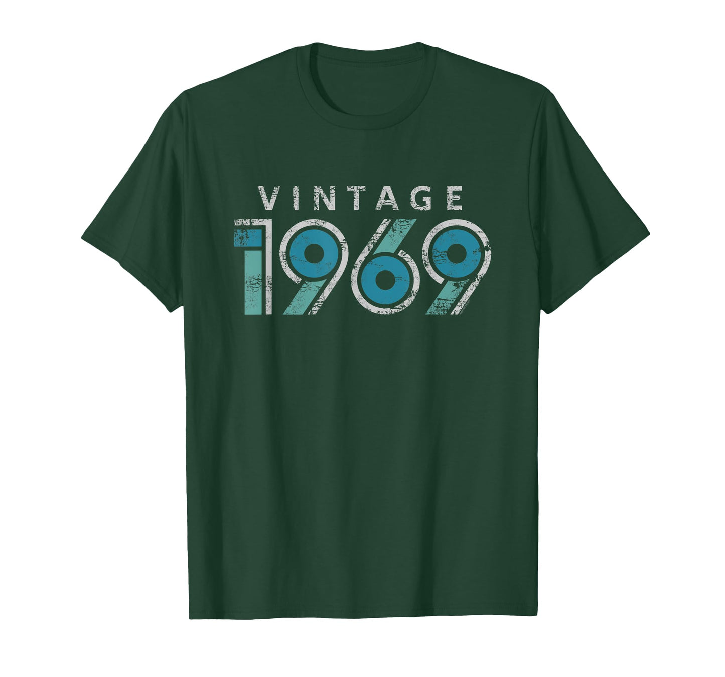 Vintage 1969 51st Birthday Gift Women's Men's Grunge Retro T-Shirt