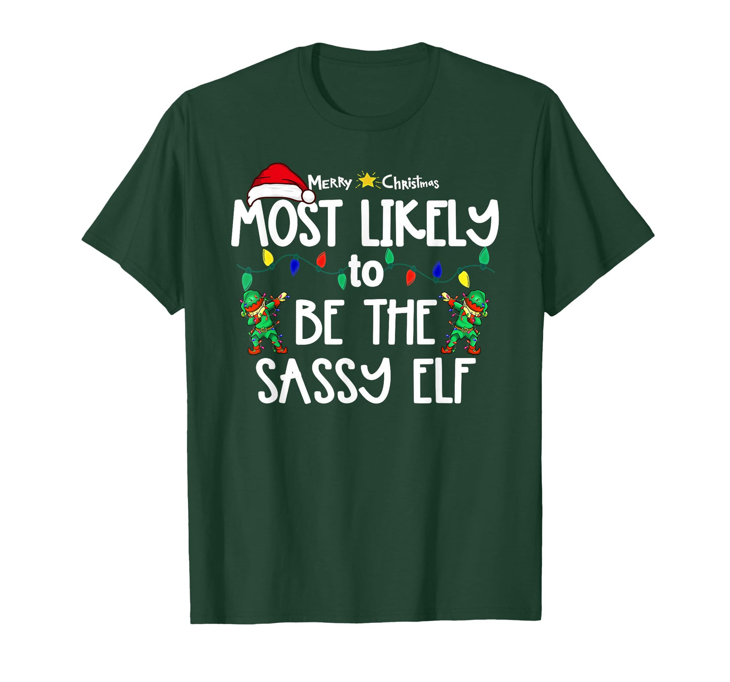 Most Likely to Christmas Shirt Matching Family Pajamas Funny T-Shirt