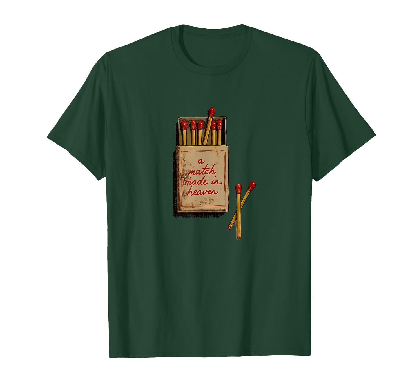 A Match Made Heaven Vintage Illustration T-Shirt