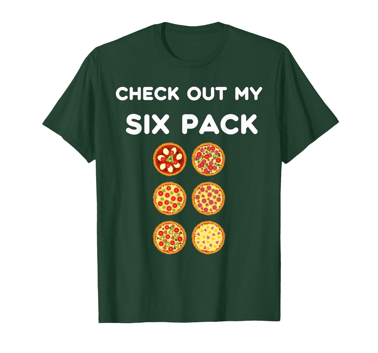 Check Out My Six Pack Pizza Pack, Funny Gym Fitness T-Shirt