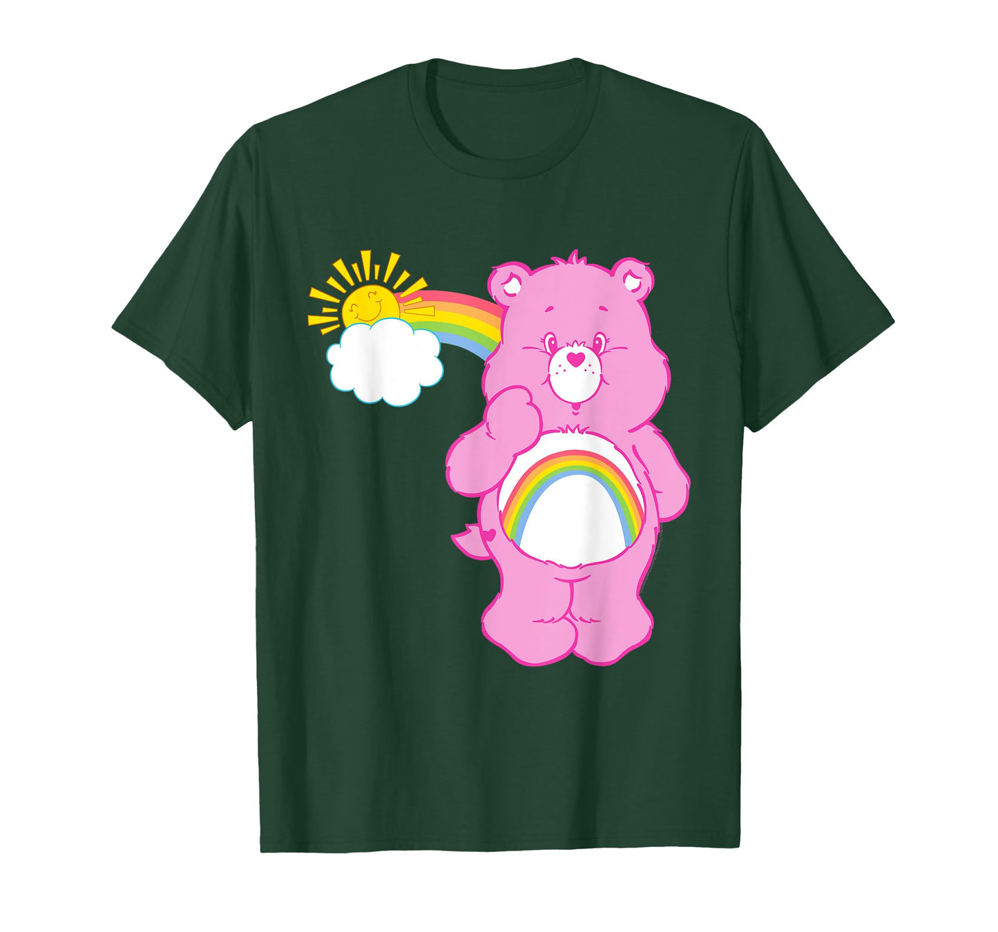Care Bears Cheer Bear Rainbow Glow T-Shirt
