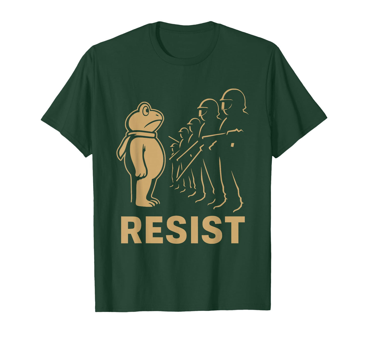 Vintage Portland 2025 Resist Portland Frog Protest Men Women T-Shirt