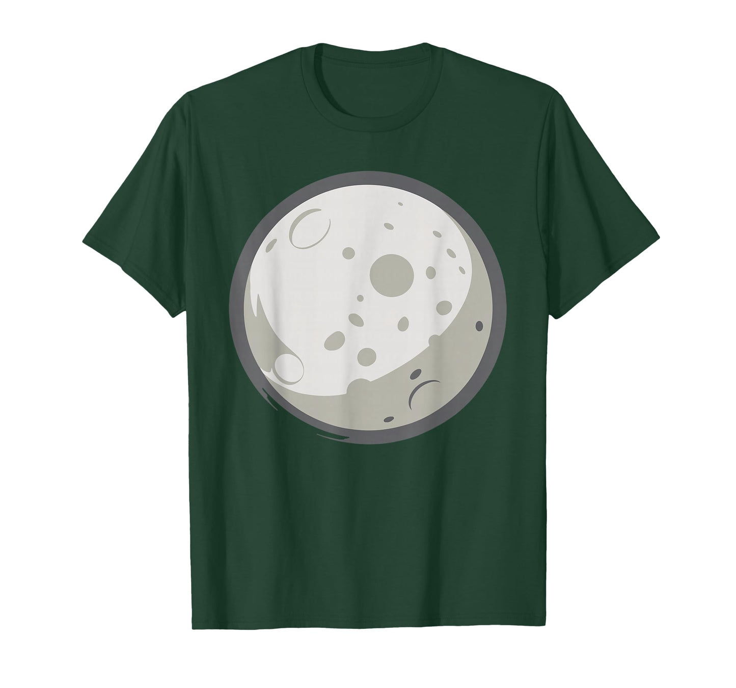 Moon Shirt Adult Kids Men Women Moon Costume T-Shirt
