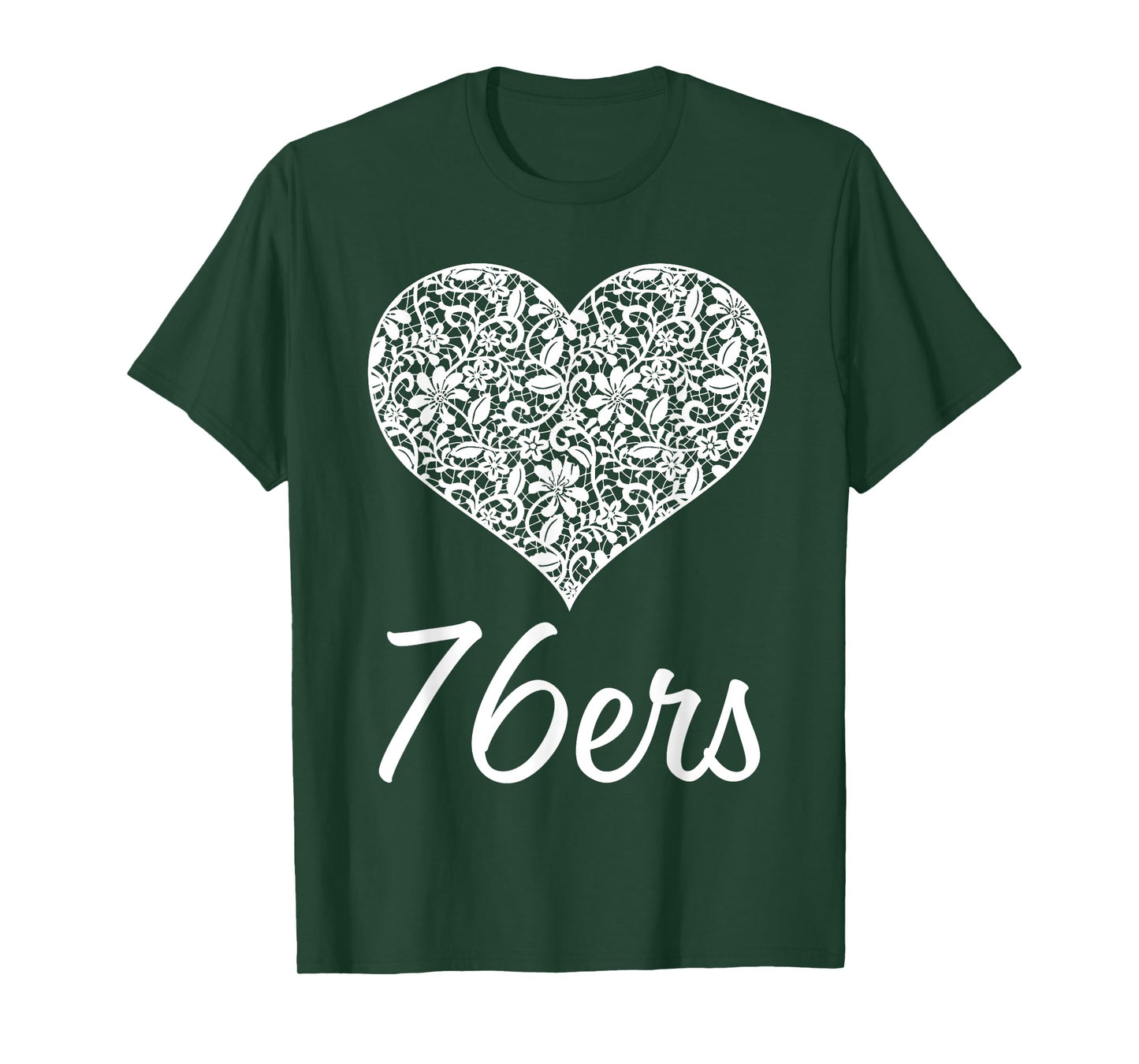 76Ers Independence Lace Heart HS T-Shirt