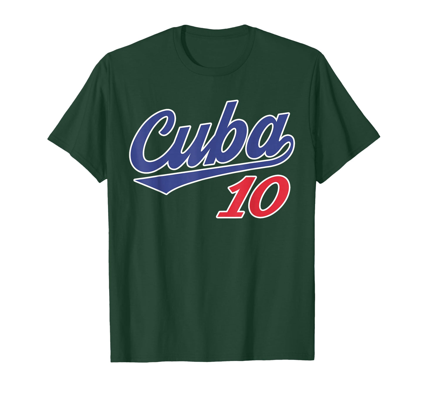 Cuba 10 Baseball Player Cuban Baseball Fans T-Shirt