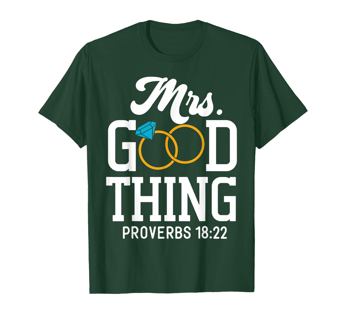Funny Mrs Good Thing Christian T-Shirt - Unisex-Adults, Black, Small, Short Sleeve, Polycotton, Christian T-Shirt