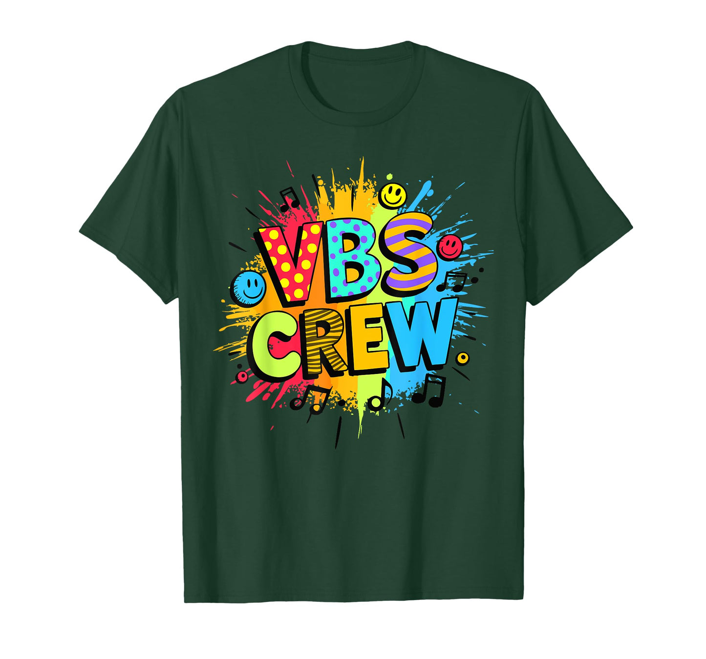 VBS Crew Sunday Music Choir Team Vacation Bible School Squad T-Shirt