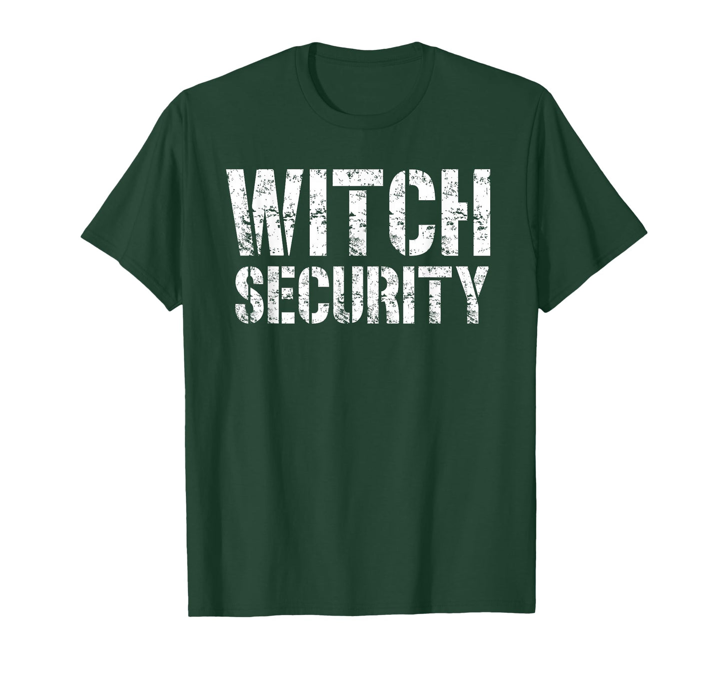 Halloween Dad Mom Daughter Adult Costume Witch Security T-Shirt