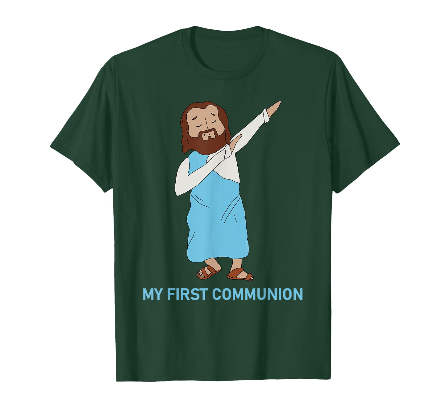 My First Communion Dabbing Jesus Religious Catholic Funny T-Shirt