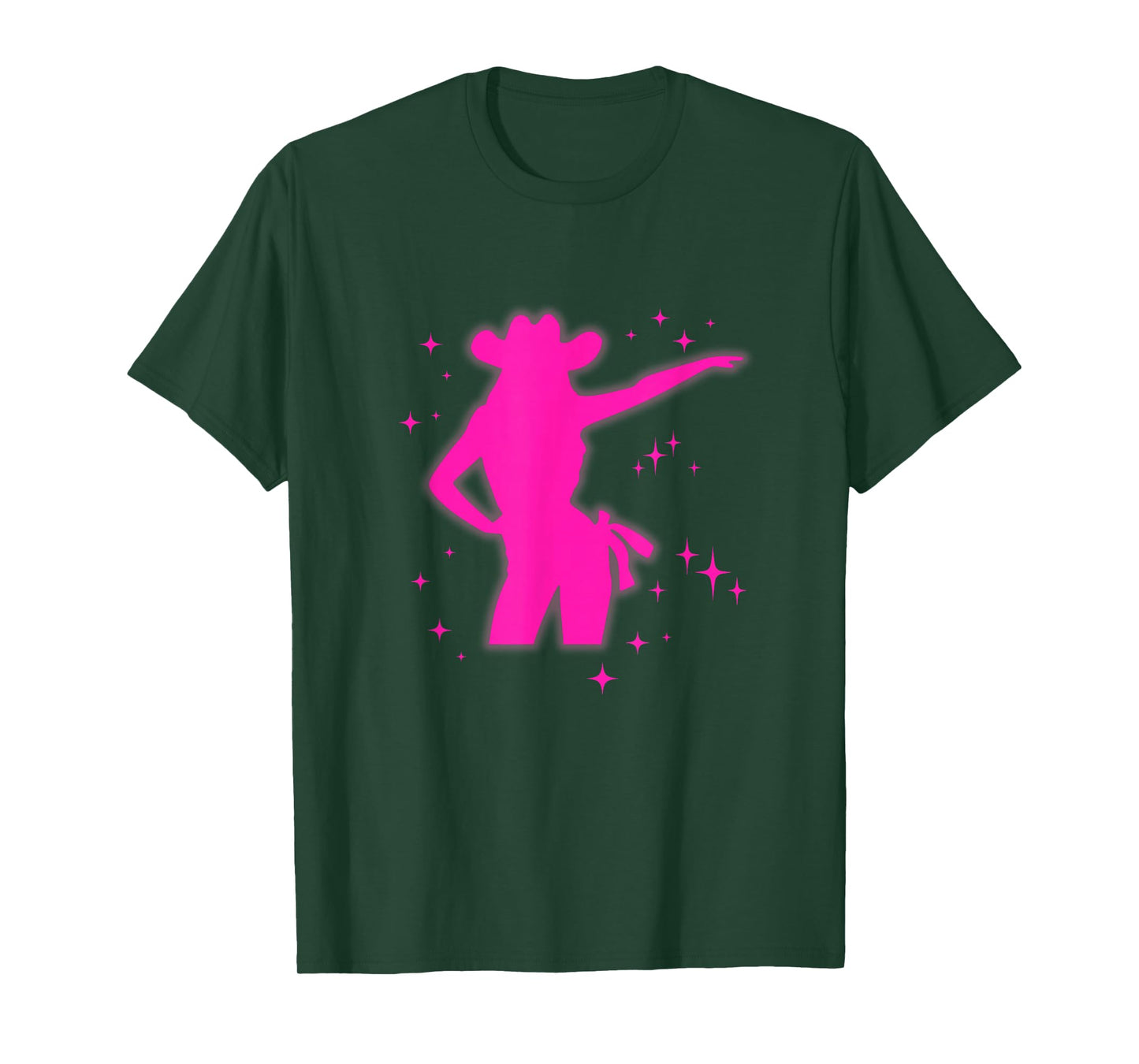 Pony and Heels Lover Pink Girls Clubs Disco Birthday Cowgirl T-Shirt