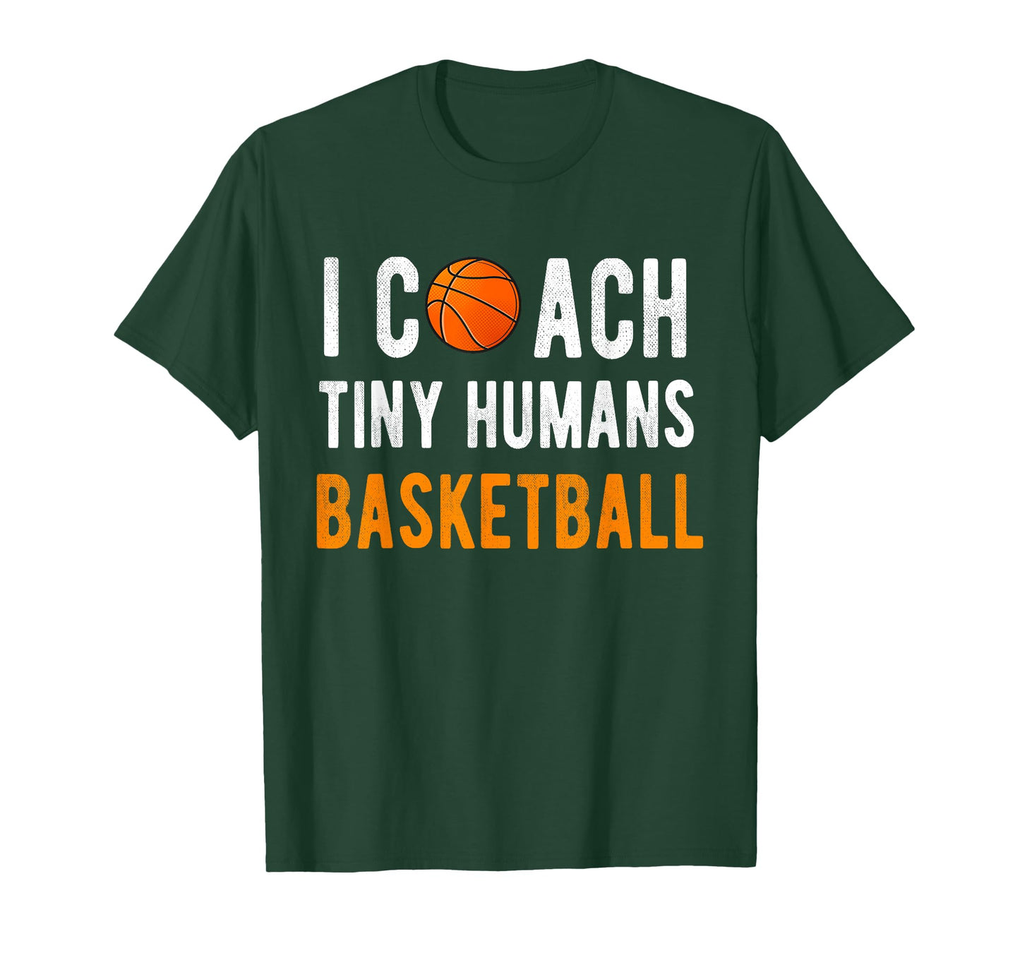 I Coach Tiny Humans Basketball Hooper Kids PE Sport Trainer T-Shirt