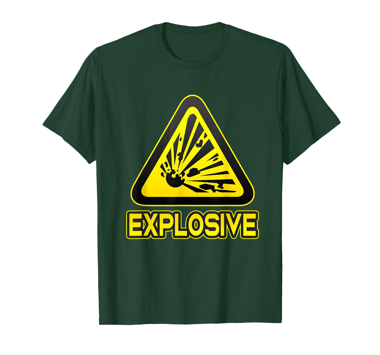 Explosive Funny Hazard Symbol Explosion Whim Fun T-Shirt