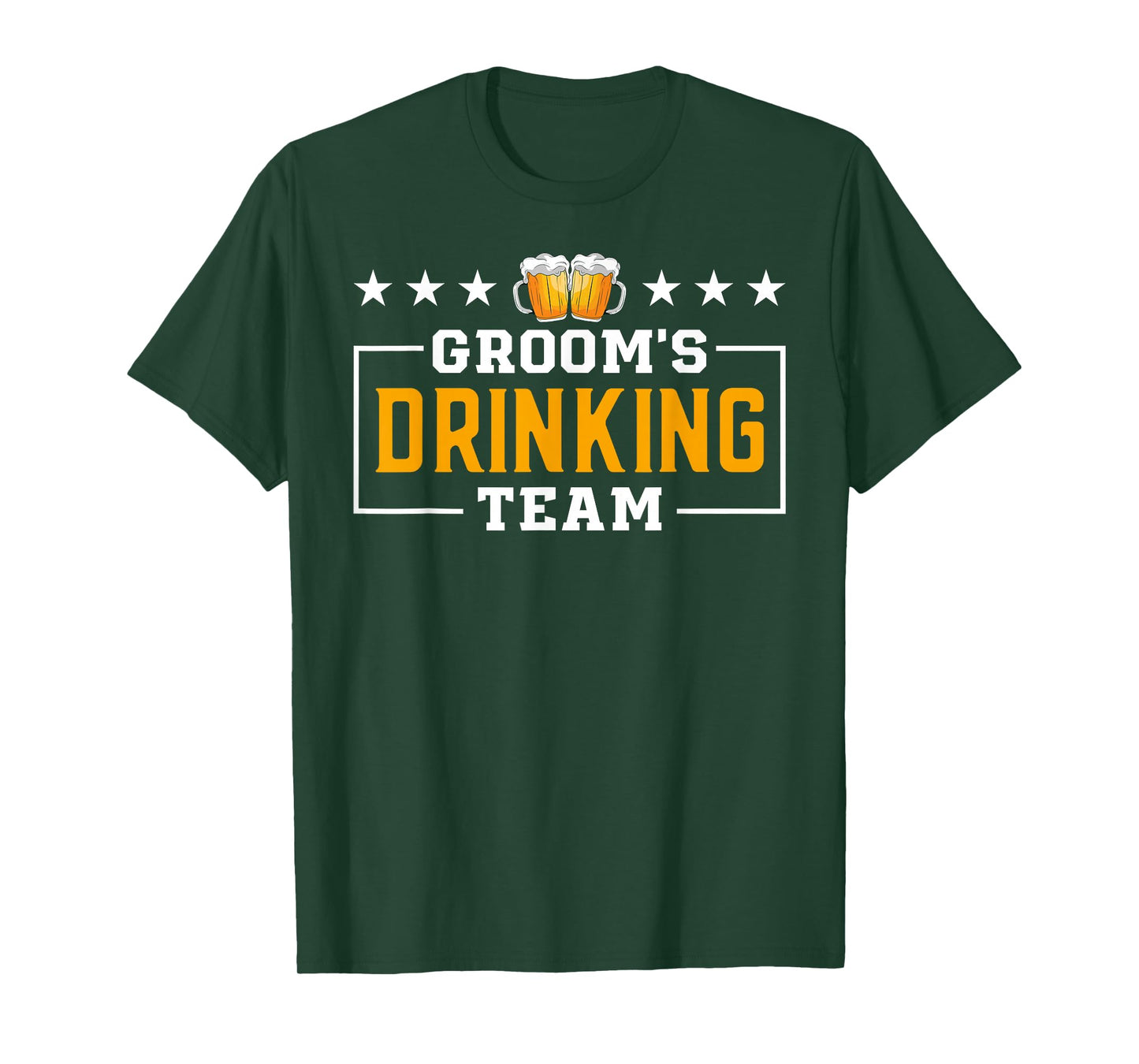 Funny Groom's Drinking Team Groomsmen Bachelor Party Squad T-Shirt