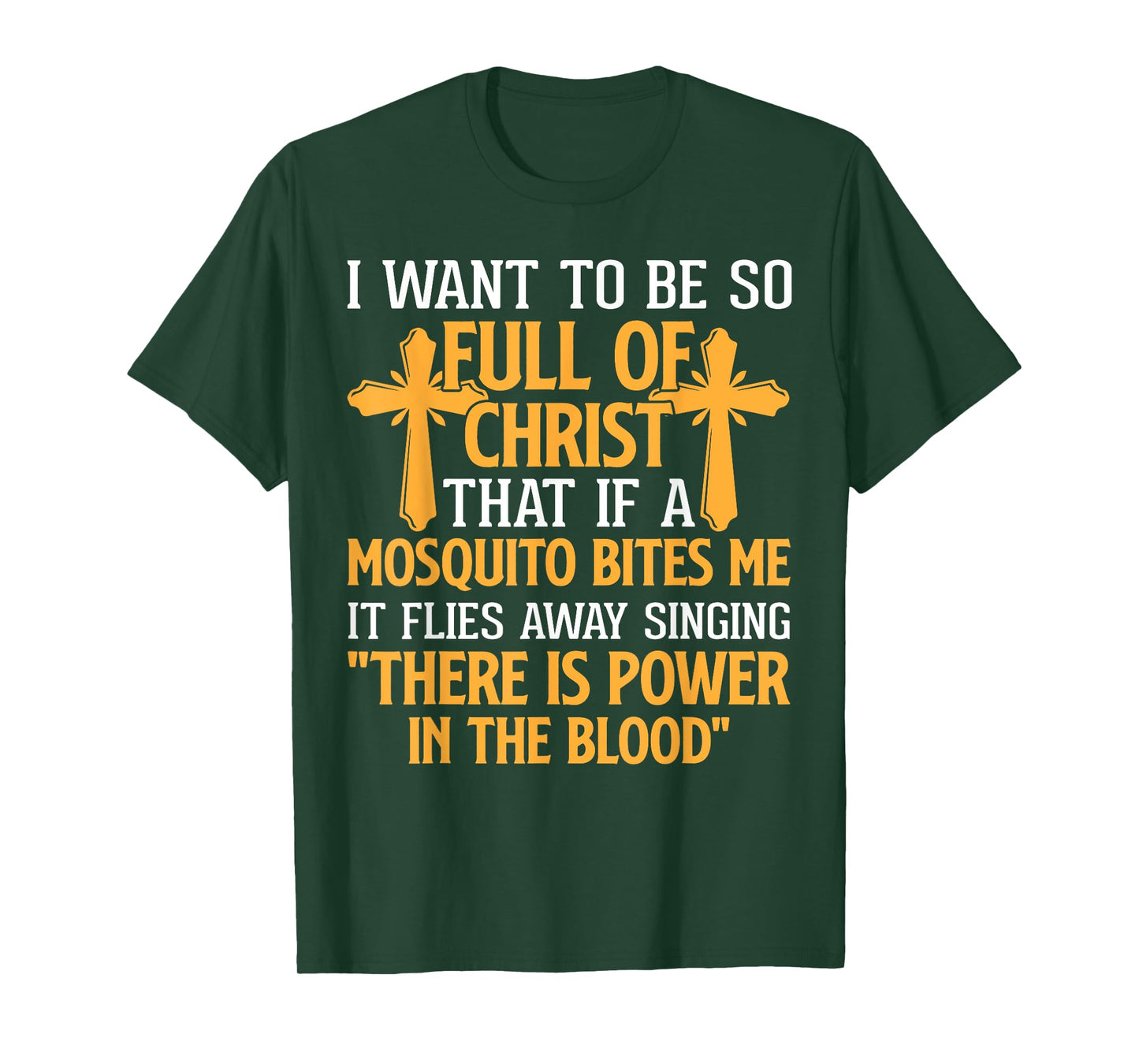 Jesus Christian Lovers I Want To Be So Full Of Christ Jesus T-Shirt