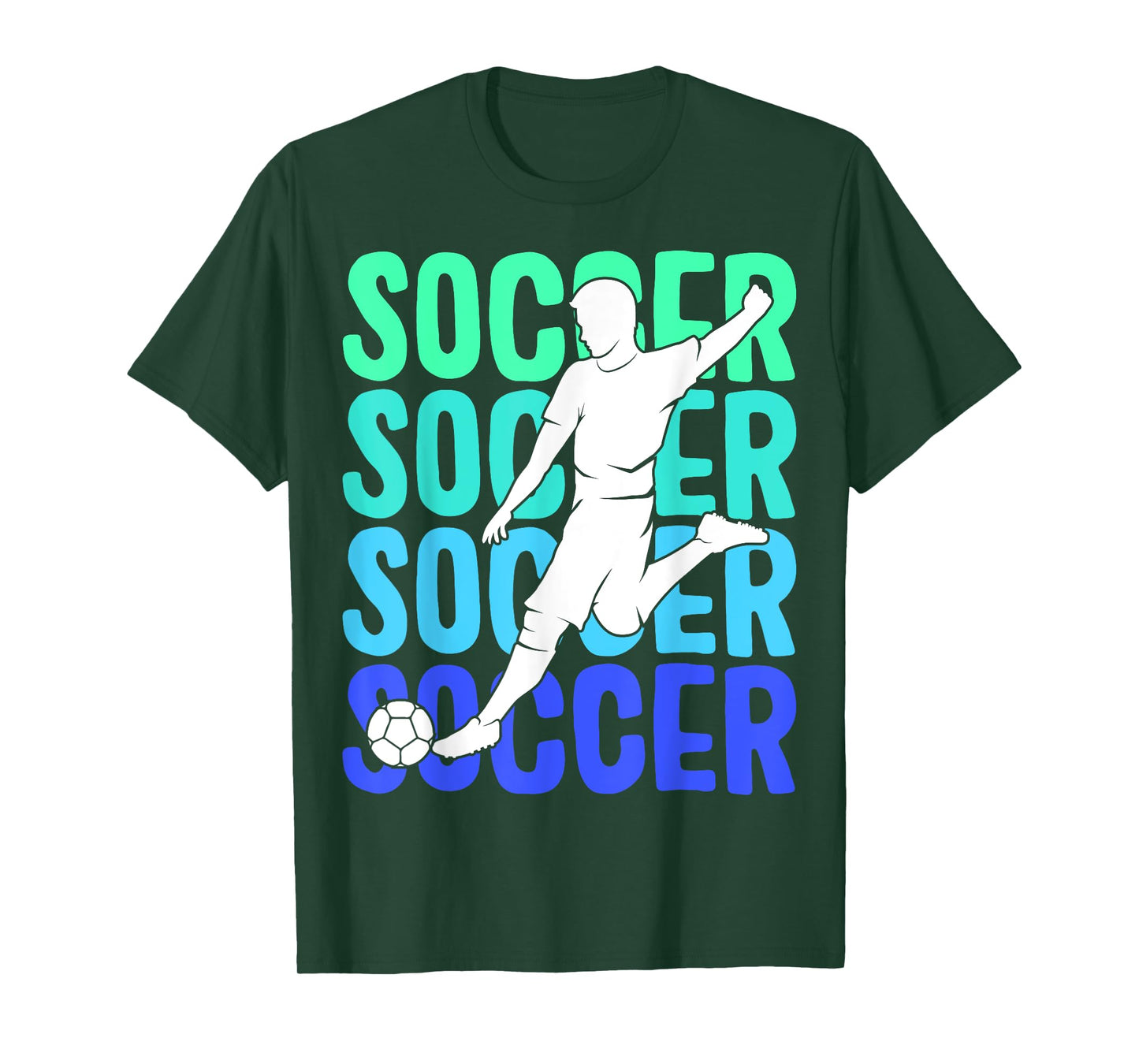 Soccer Boys Men Kids T-Shirt