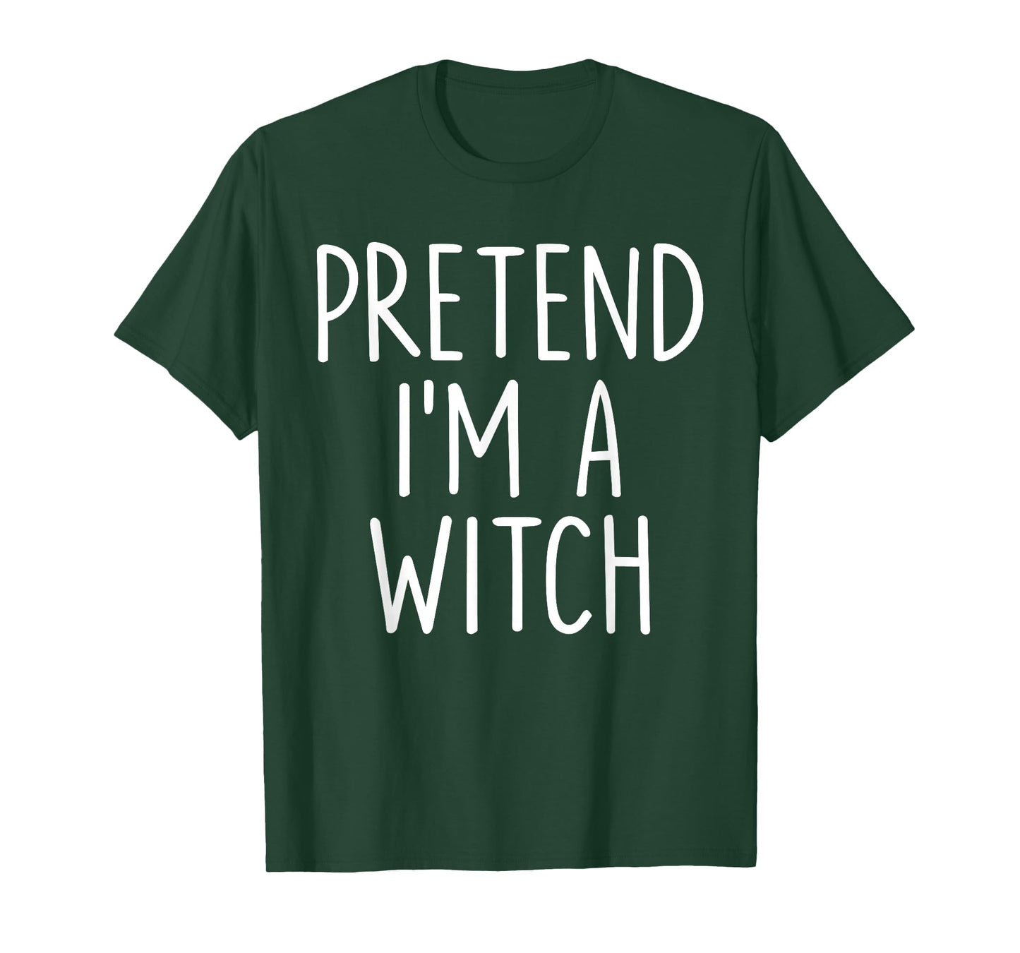 Pretend I'm A Witch Halloween Couples Costume Group Matching T-Shirt