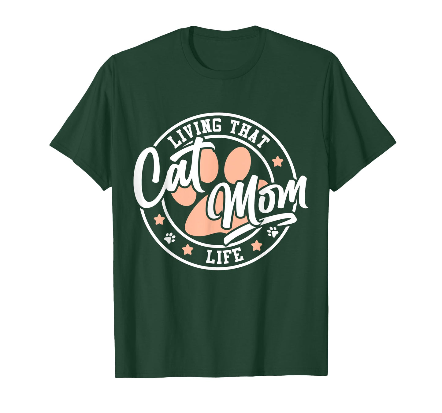 Women Cat Mom Cat Lover Cute Mother's Day Mama I Love My Cat T-Shirt