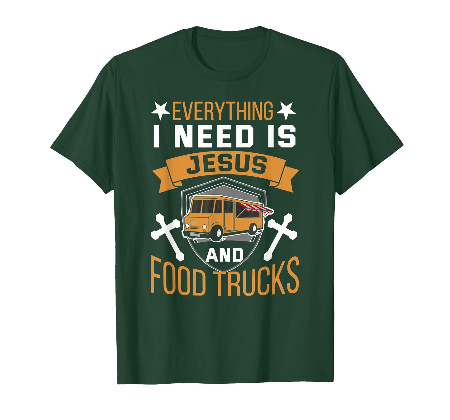 Christian Food Truck Shirt Religious Jesus Street Food T-Shirt