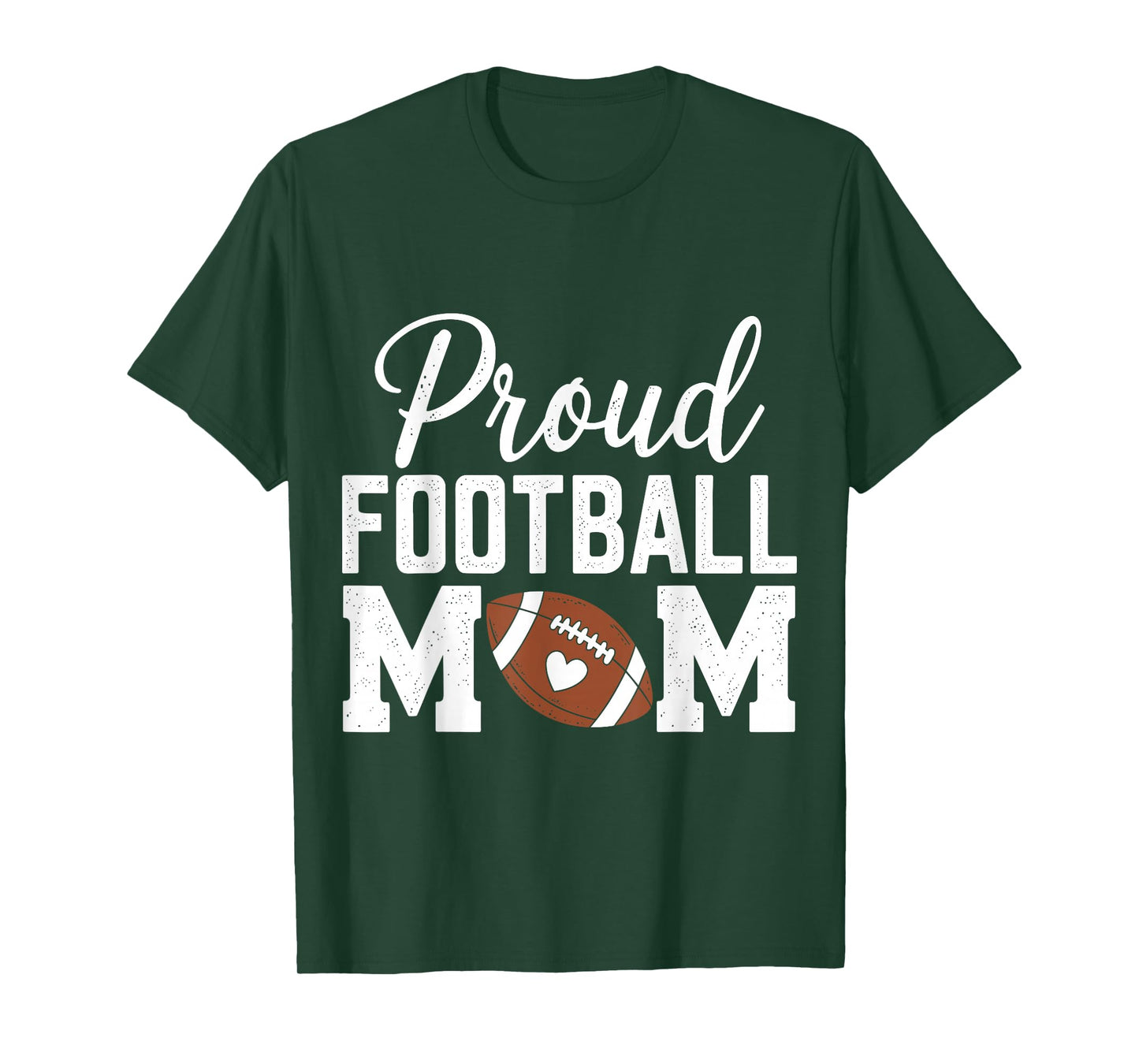 Proud Football Mom Funny Football Player Mom T-Shirt