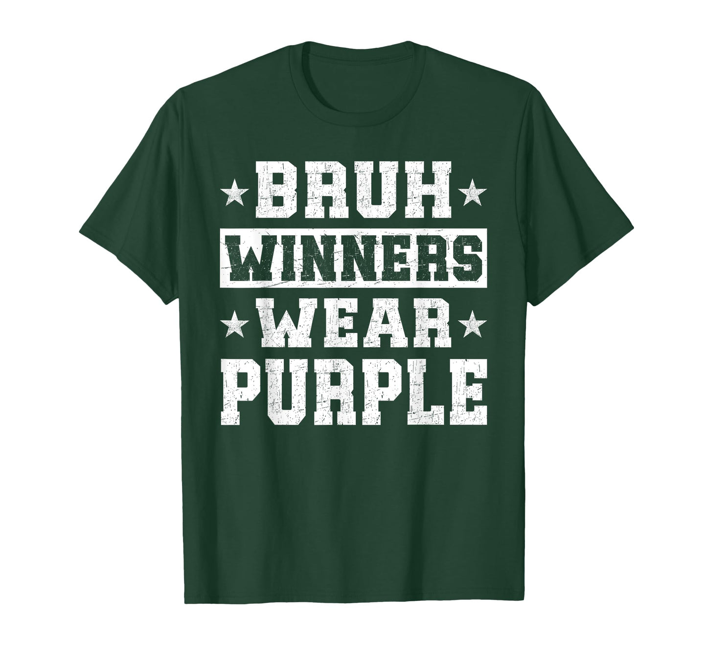Spirit Week Winners Wear Purple Camp Team Game Color Sports T-Shirt