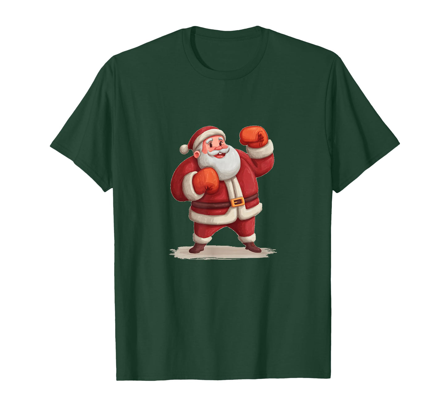 Cool Christmas with This Boxing Santa Claus Costume T-Shirt