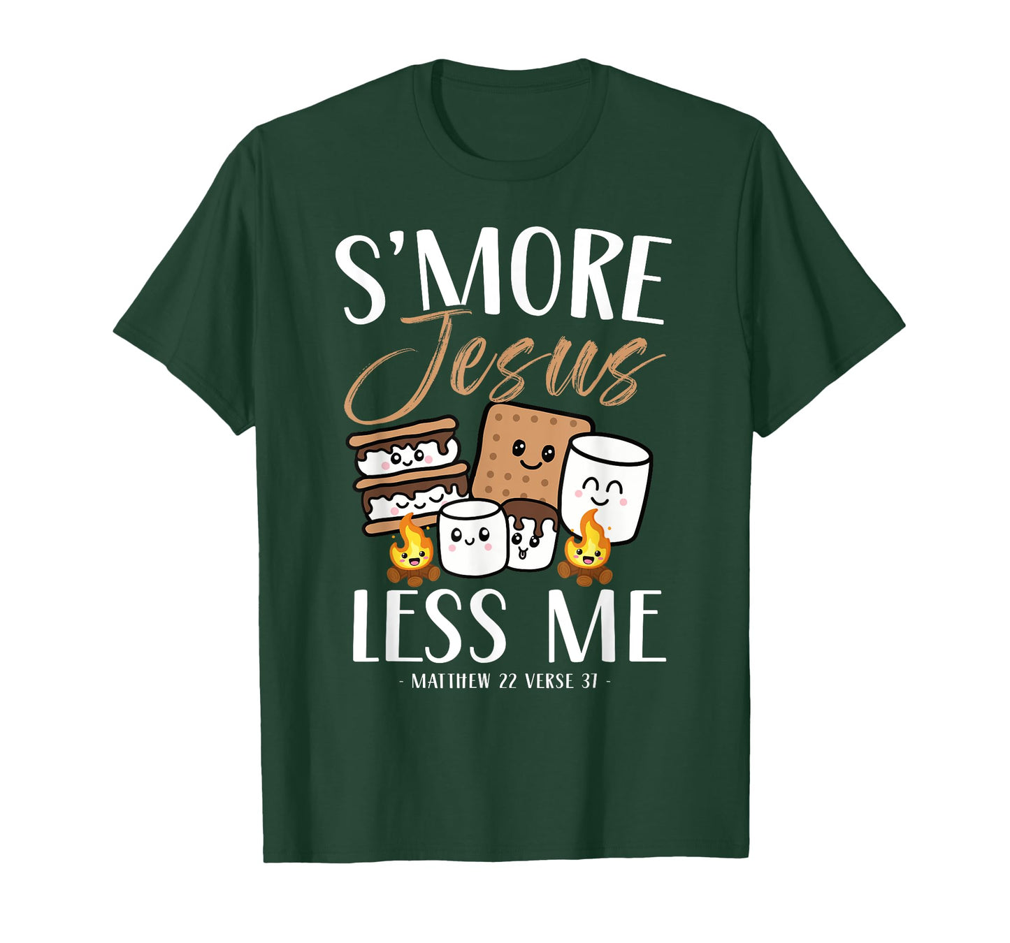Smore Of Jesus Less Me Christian Camper Church Camping Gifts T-Shirt