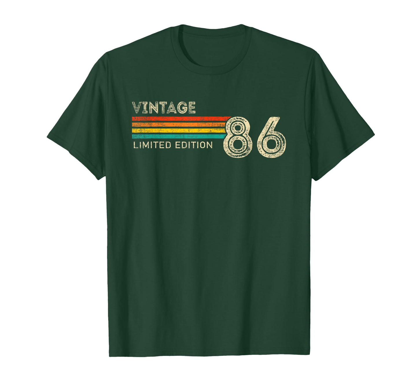 Vintage 1986 Limited Edition Birthday 1986 Men Women Vintage T-Shirt