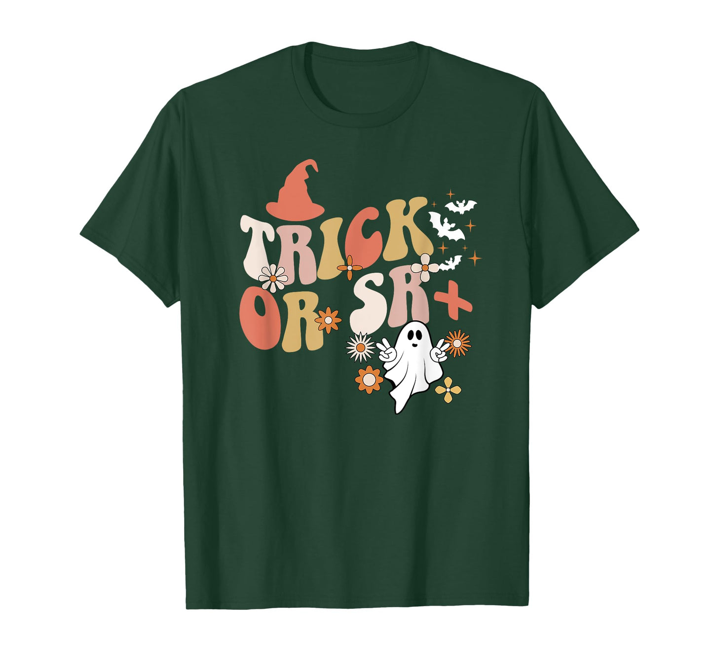 Trick Or SR+ Spooky ABA Therapist Halloween ABA Therapy T-Shirt