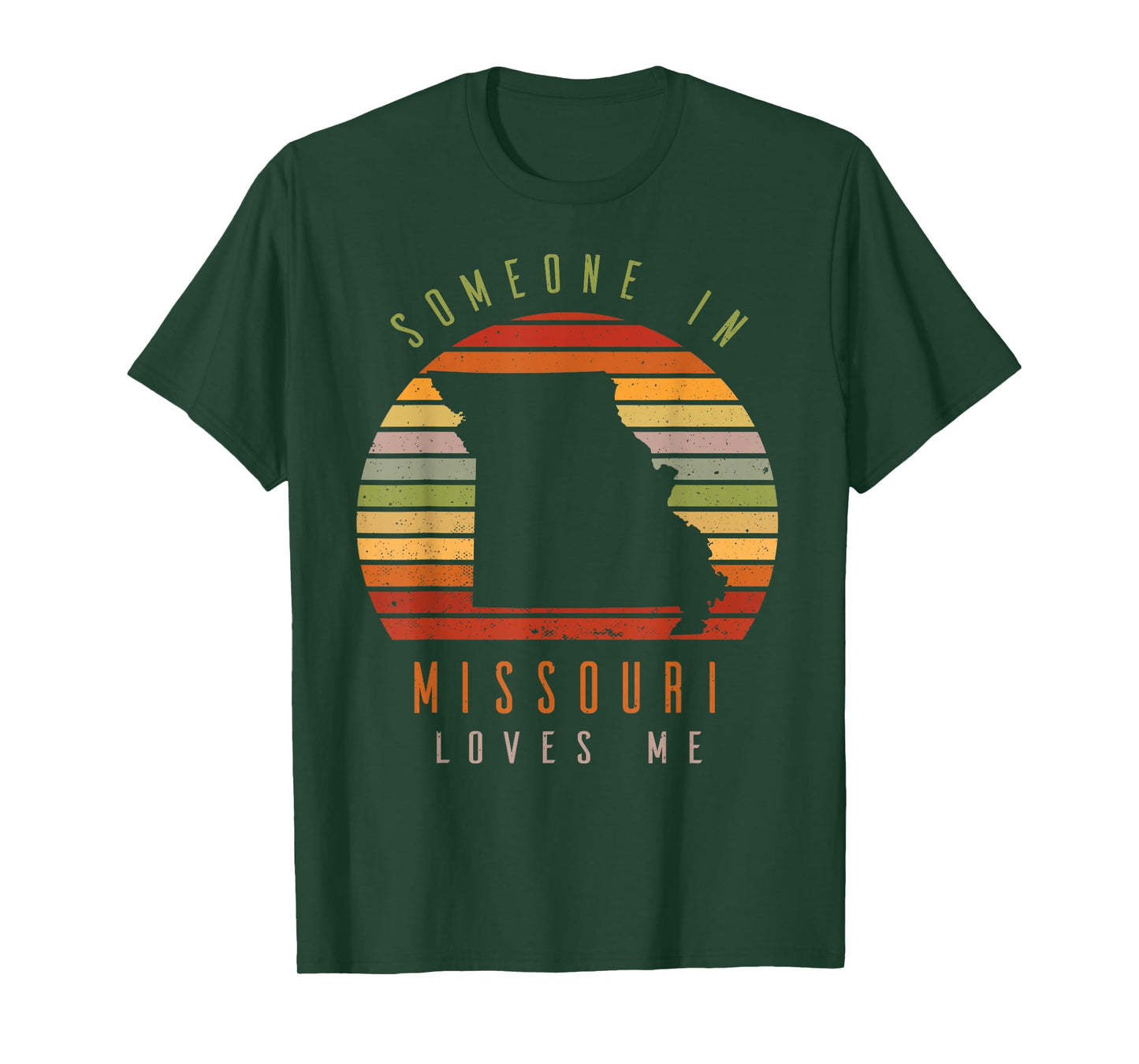 Someone In Missouri Loves Me Vintage State Retro T-Shirt
