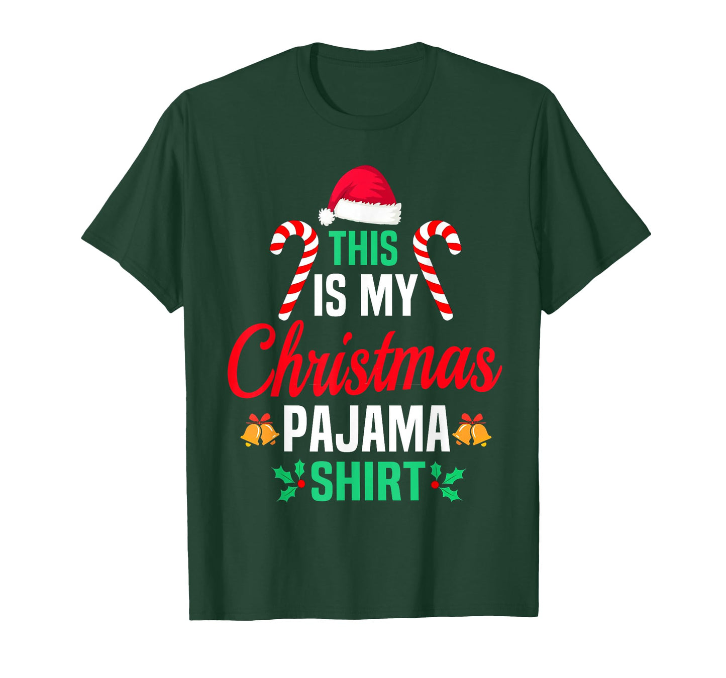 This is My Christmas Pajama Funny Family Xmas Pajama Day T-Shirt