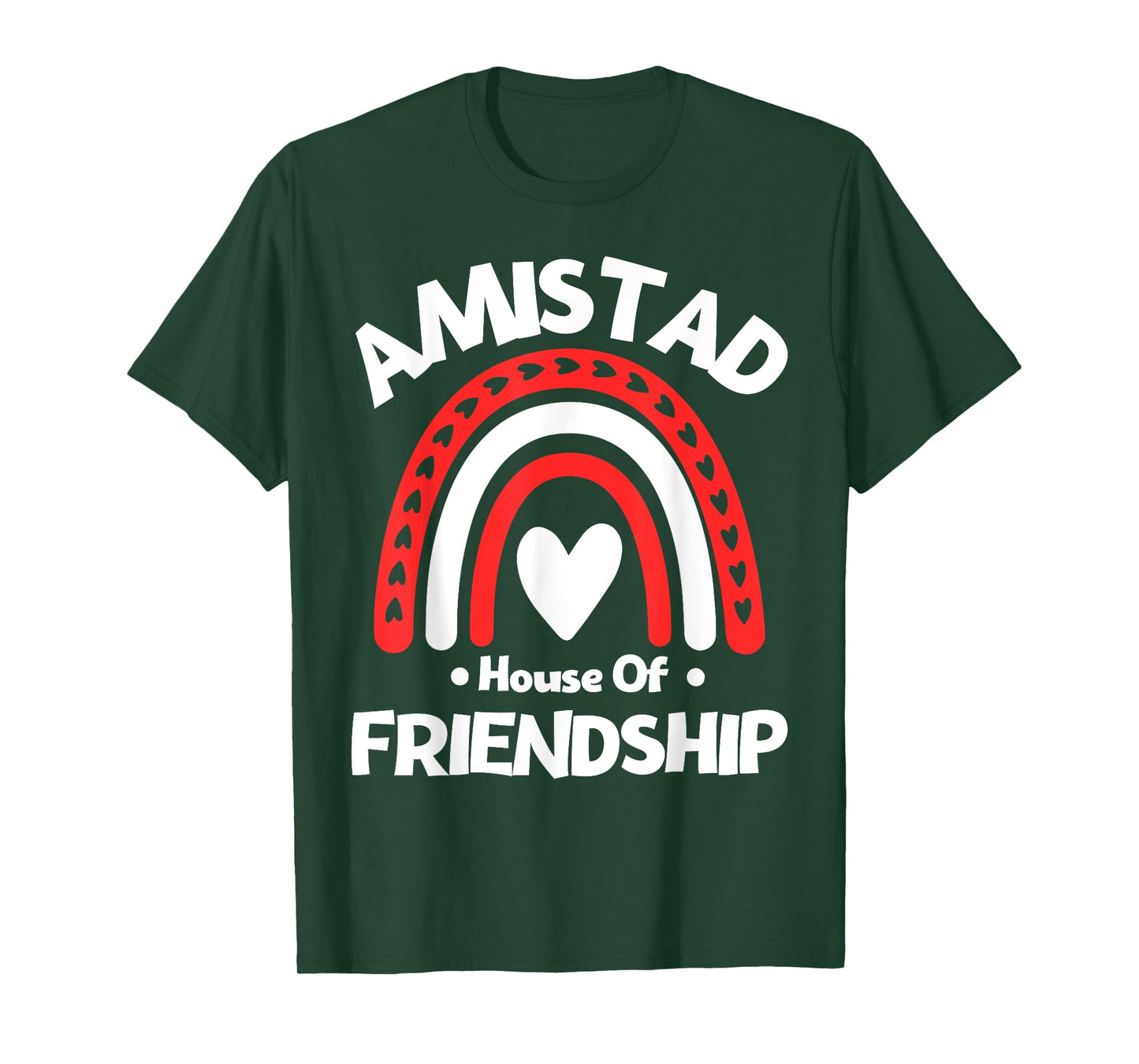 Amistad House of Friendship Vintage Rainbow Spirit T-Shirt