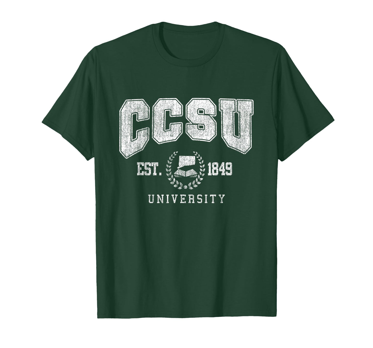 Womens CCSU Arch Retro for Tee Men Women T-Shirt