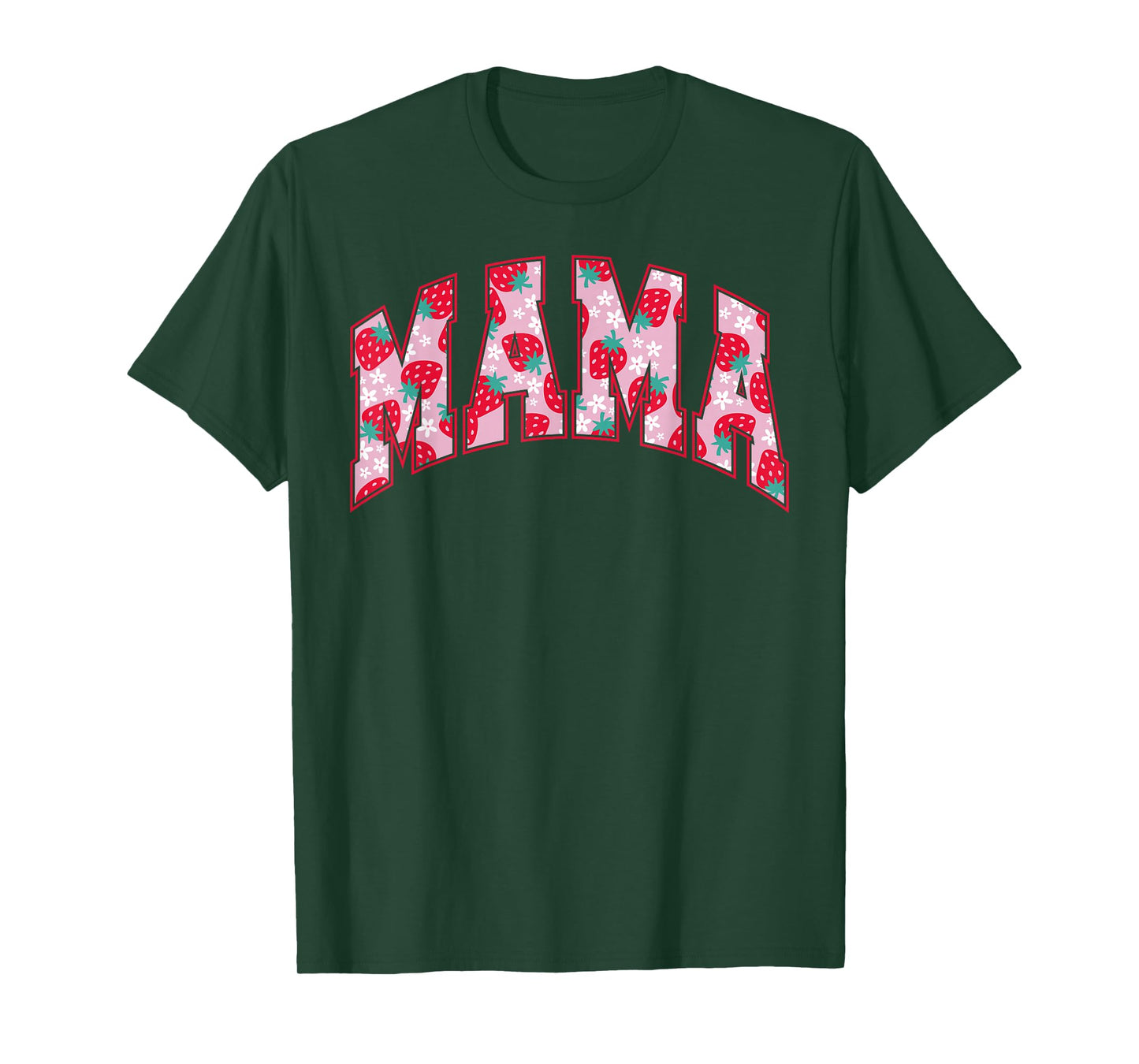 Mama Of The Berry First Birthday Strawberry Family Matching T-Shirt