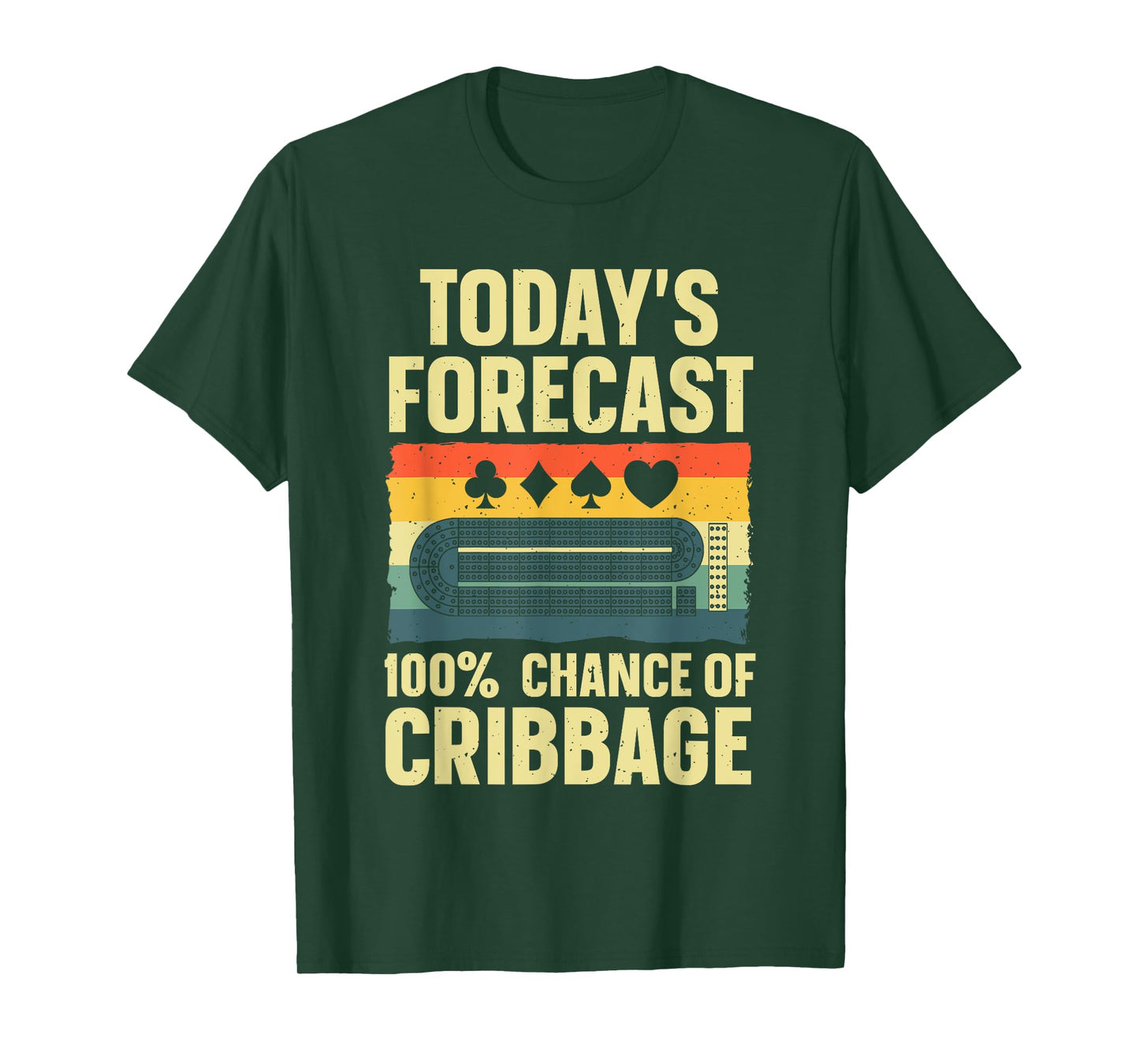 Funny Cribbage Design For Men Women Kids Card Game Cribbage T-Shirt