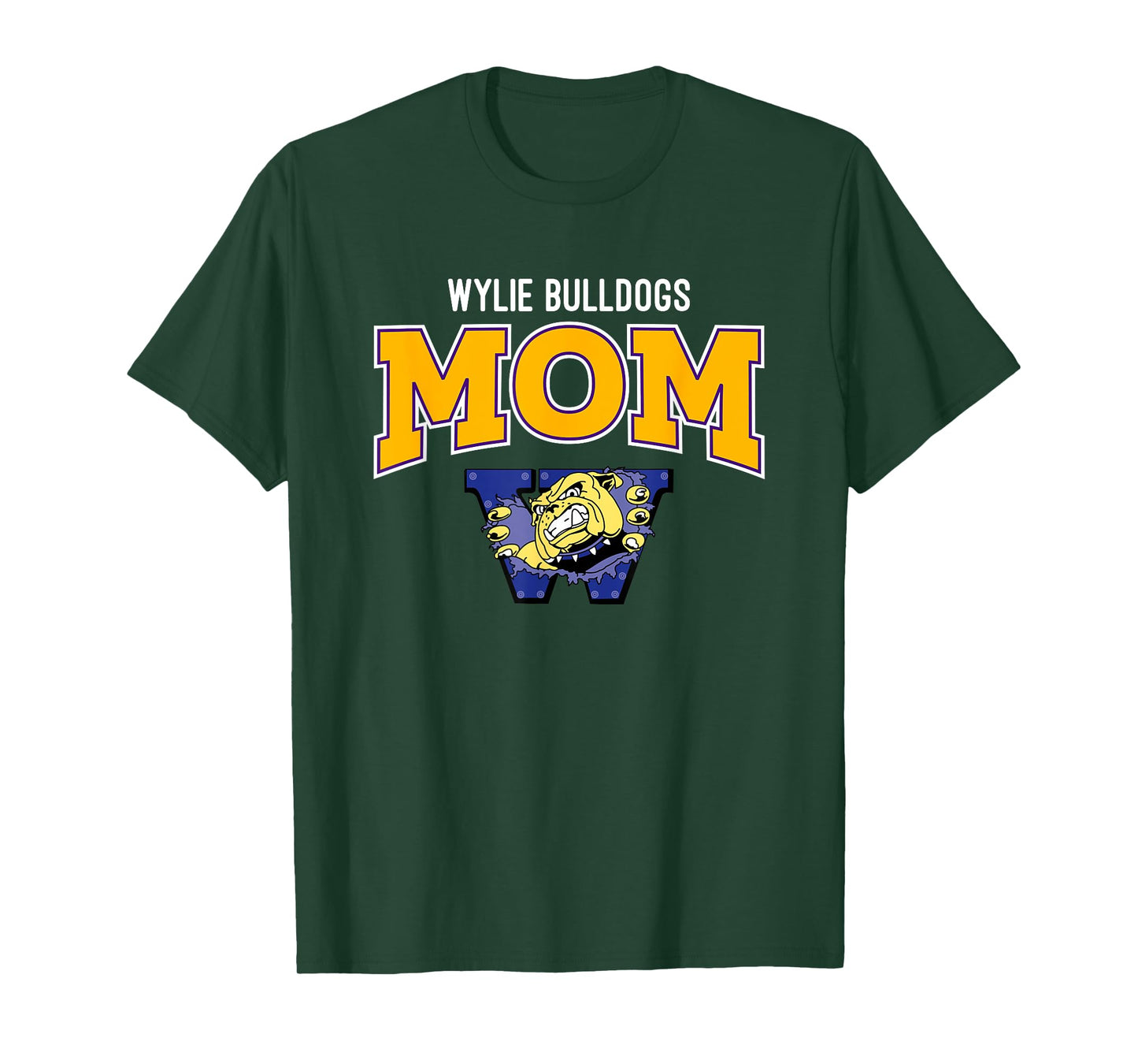 Wylie Bulldogs Logo Mom HS T-Shirt