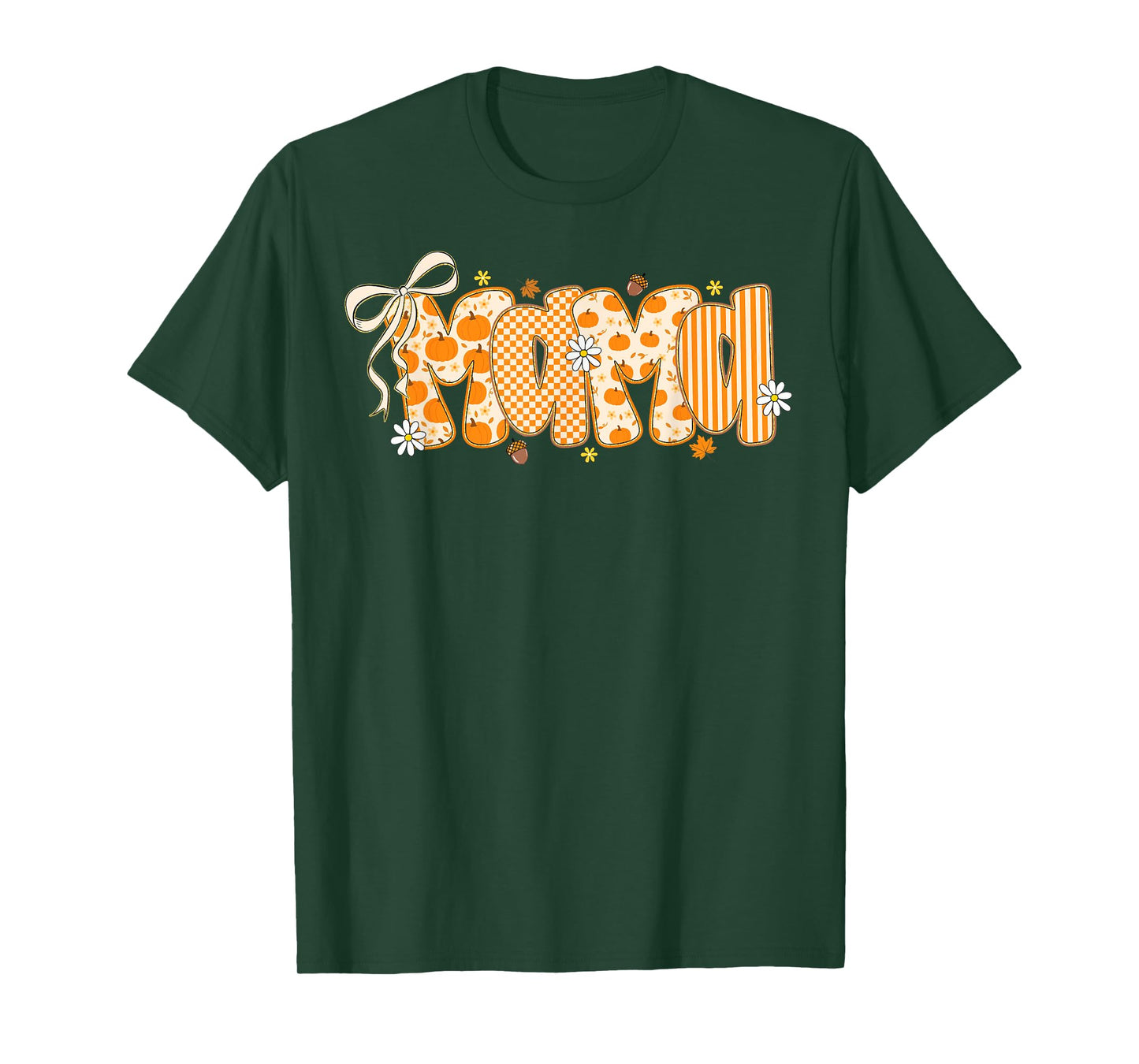Retro Mama Mini Fall Pumpkin Family Cool Matching Tees T-Shirt